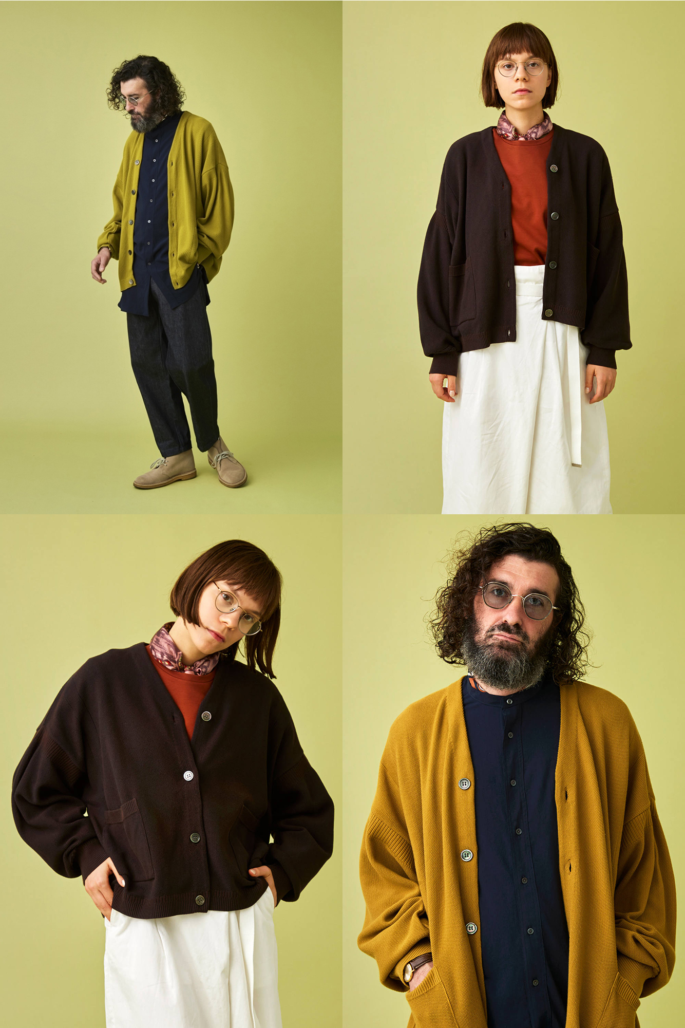 評判通りの美しいニット『YASHIKI』のカーディガン。サイズと