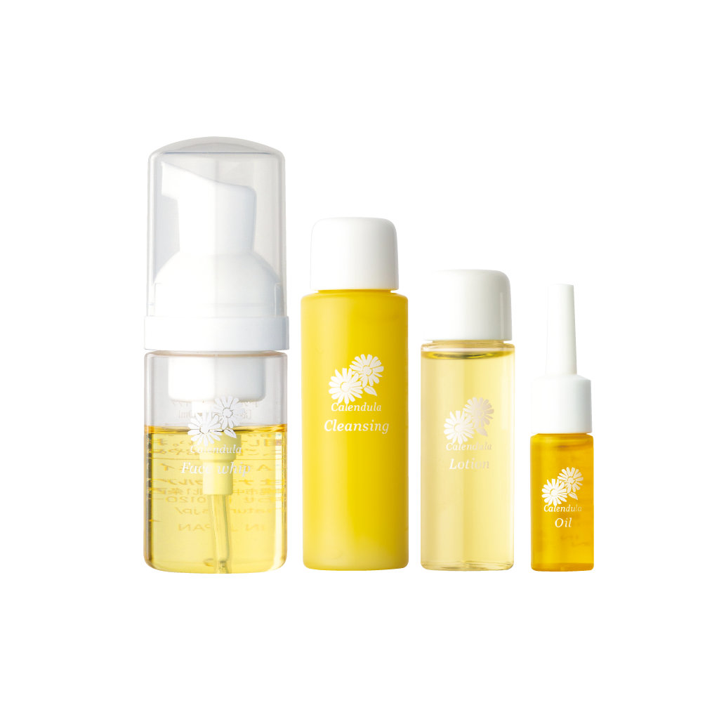 初回限定】カレンデュラ手づみスキンケアトライアルセット｜ナチュラル