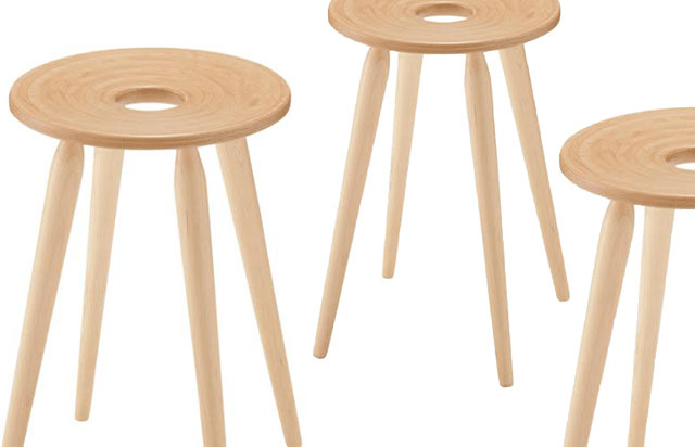 天童木工のリングスツール - 椅子の店