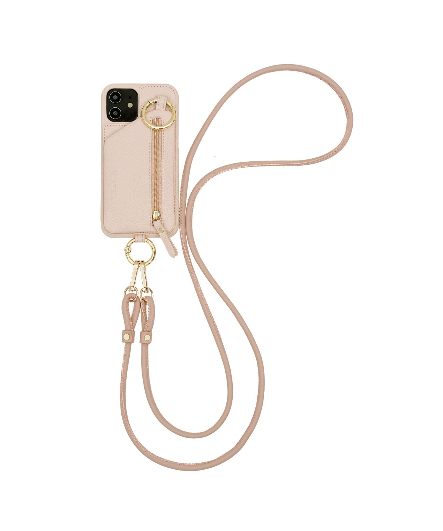 IPHORIA - Necklace Case for Apple iPhone 12 mini - Nude With Multi