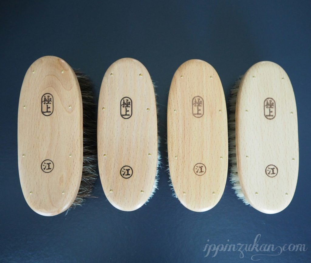 日本橋 江戸屋の手植え靴ブラシ ( 馬毛と山羊毛 ) | 男の逸品図鑑