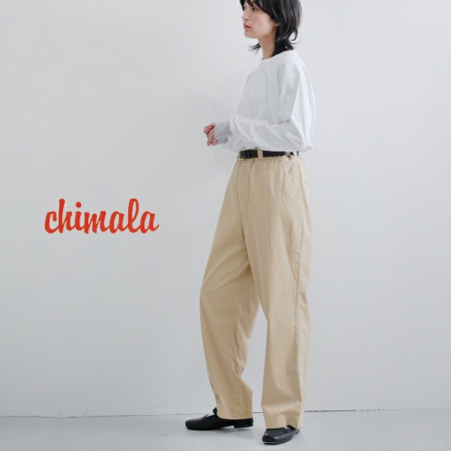 chimala チマラ チノ トラウザー パンツ cs39-wp15-rf 【サイズ交換