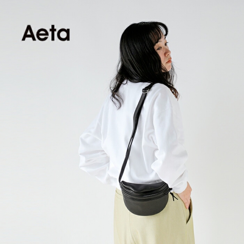 美品 アエタAeta ディアレザー ウエストポーチ ボディ バッグ Sサイズ Aeta アエタ ディアレザー ショルダー ポーチ Sサイズ “DEER” da111-yo