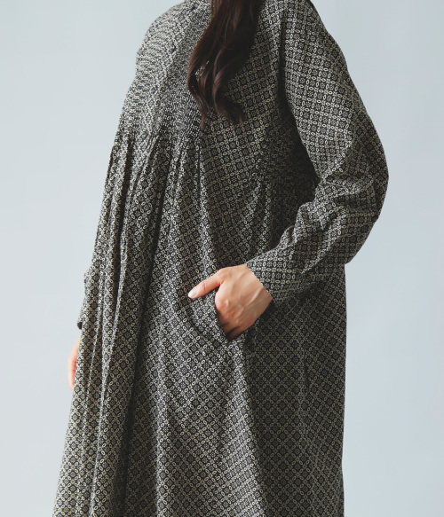 maison de soil メゾン ド ソイル フラワーブロック プリント ミニ