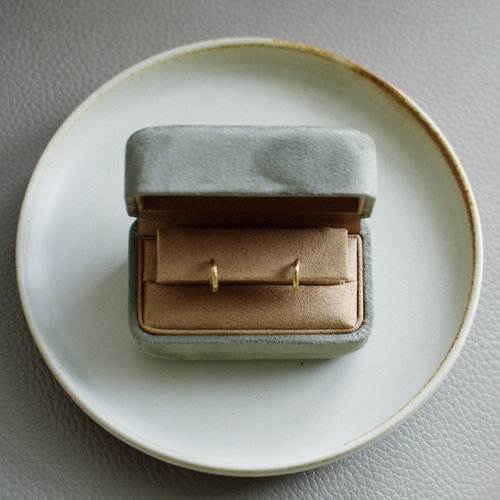 noguchi BIJOUX ノグチ ゴールド フープ ピアス “Matiere” nn3059