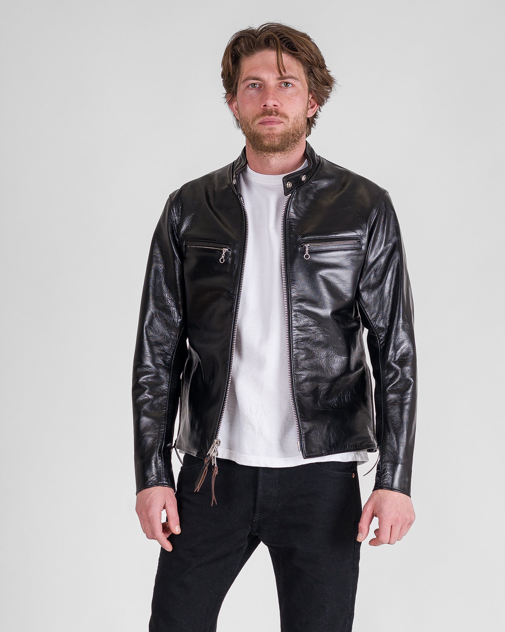 Iron Heart Chrome Tanned Leather Horsehide Rider's Jacket