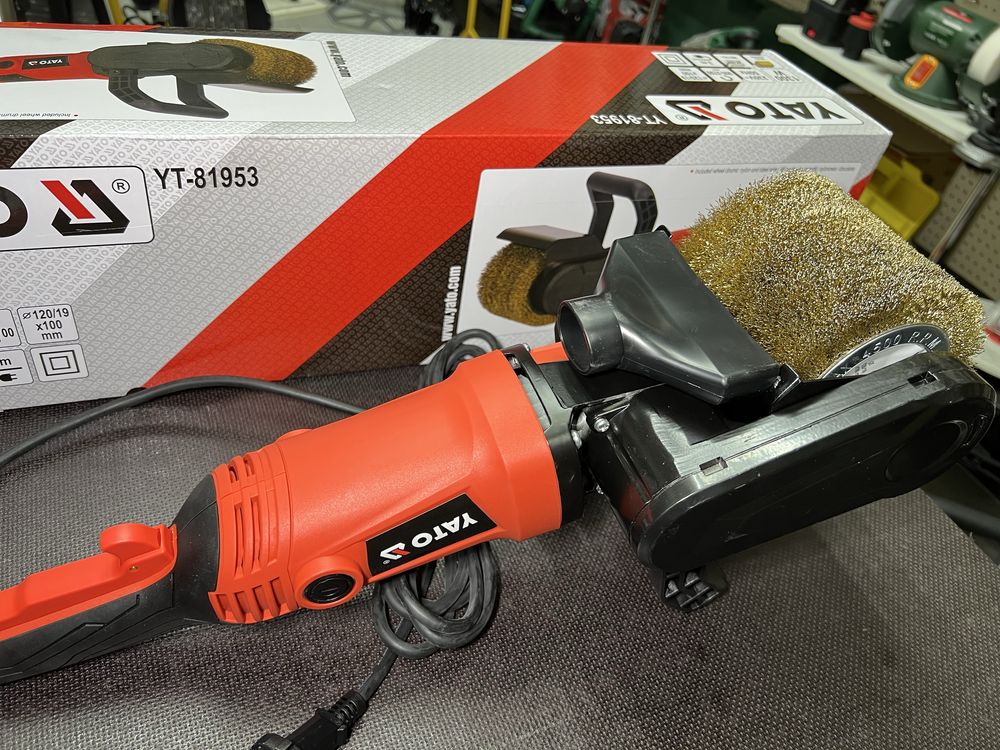 Щеточная шлифмашина Yato YT-81953 Стабилизация об. Плавный пуск: 5