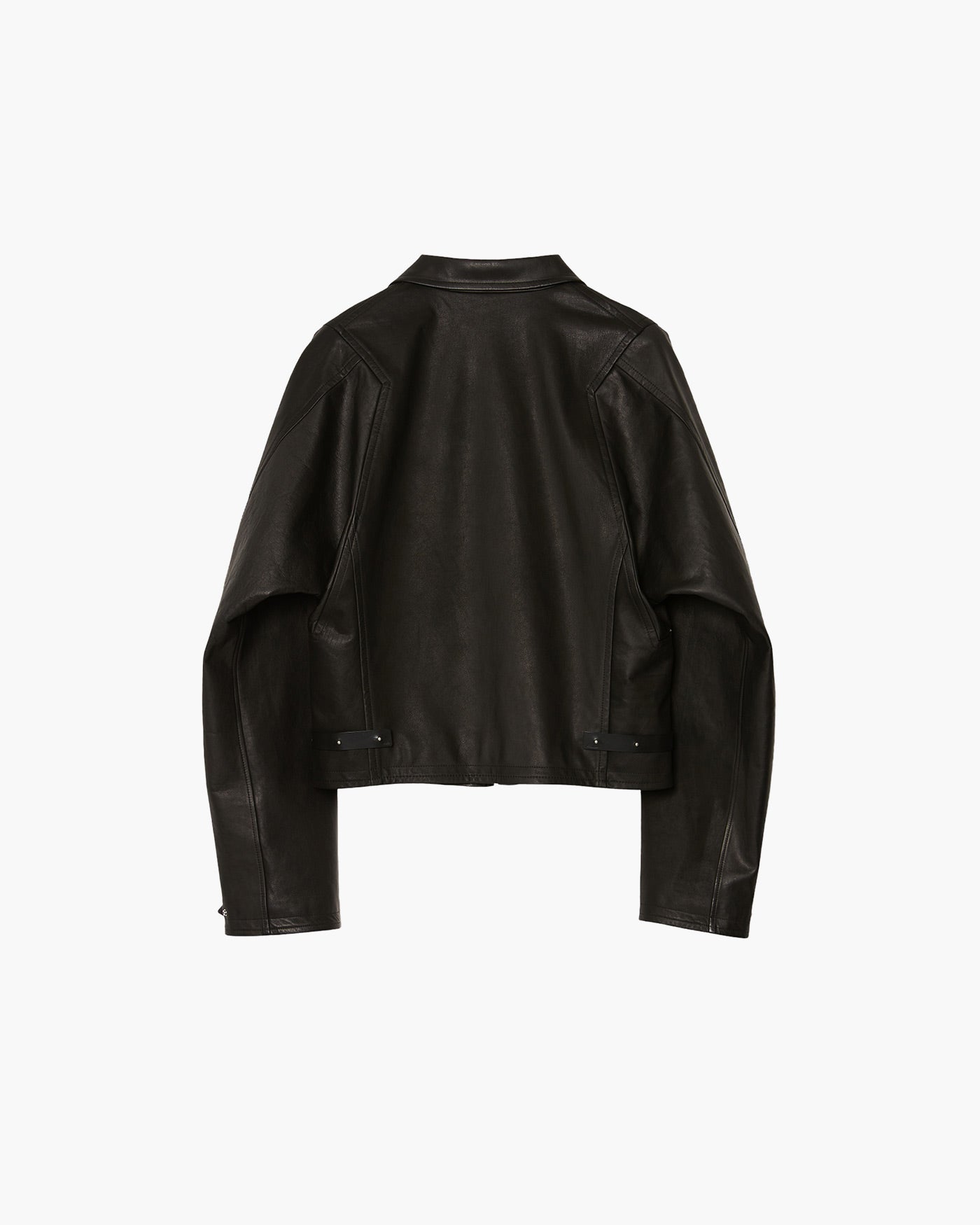 MODIFIED SLEEVE LEATHER MOTOR JACKET – IRENISA