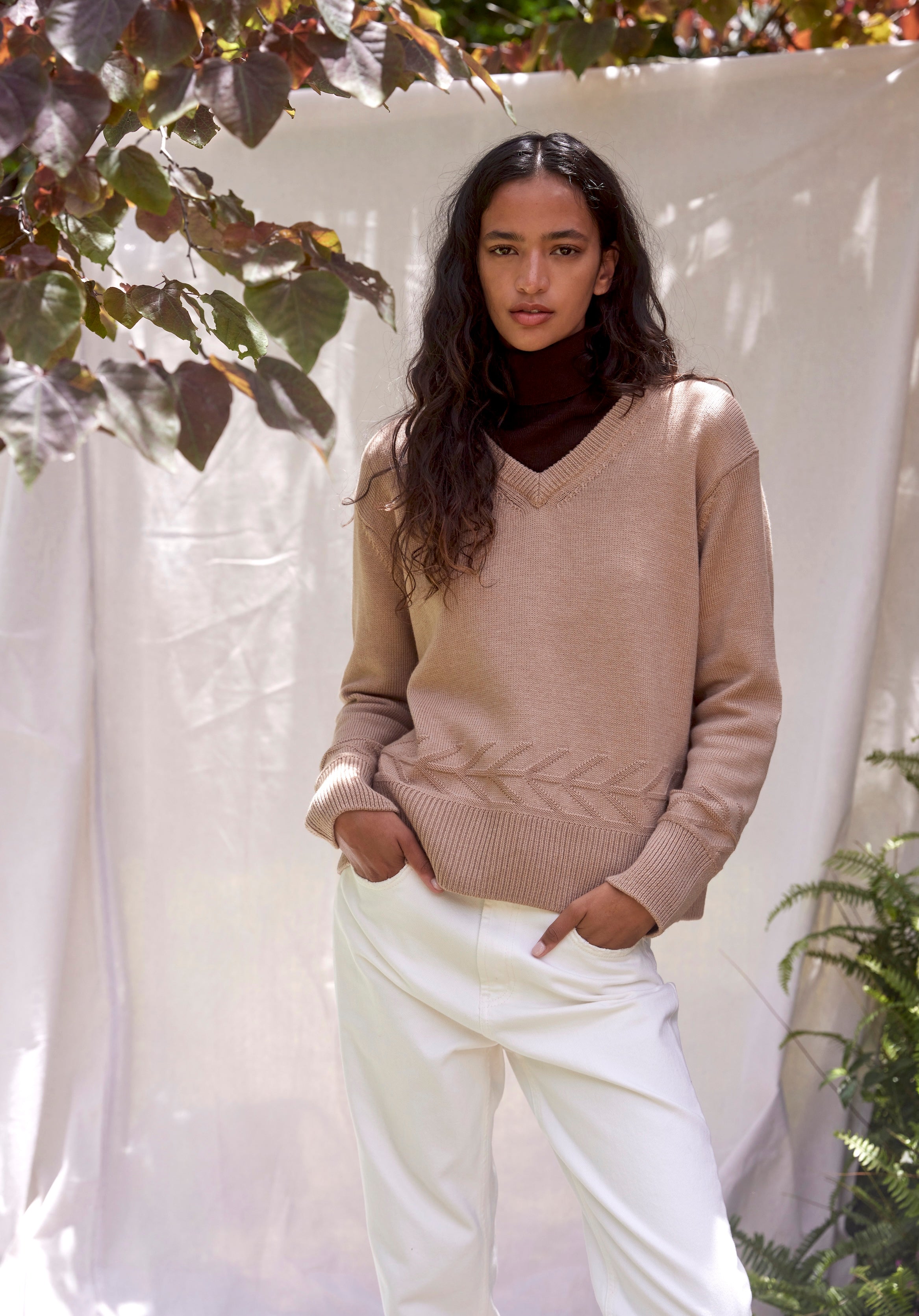 Merino Sweater for Women – Navy Ladies Wool Sweater | Sailor