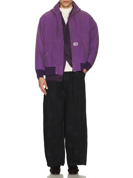 Needles Ep Mohair Cardigan Solid in Purple | FWRD