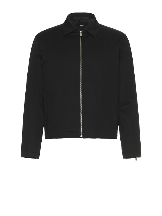 Theory Zip Jacket in Black | FWRD