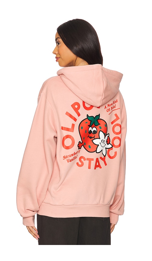 Stay Cool x OLIPOP Strawberry Vanilla Hoodie in Peach | REVOLVE