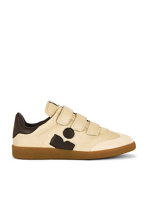 Isabel Marant Beth Sneaker in Ecru & Chocolate | REVOLVE