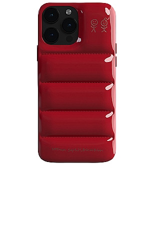 Urban Sophistication Iphone 15 Pro Glazed Puffer Case in Red | REVOLVE