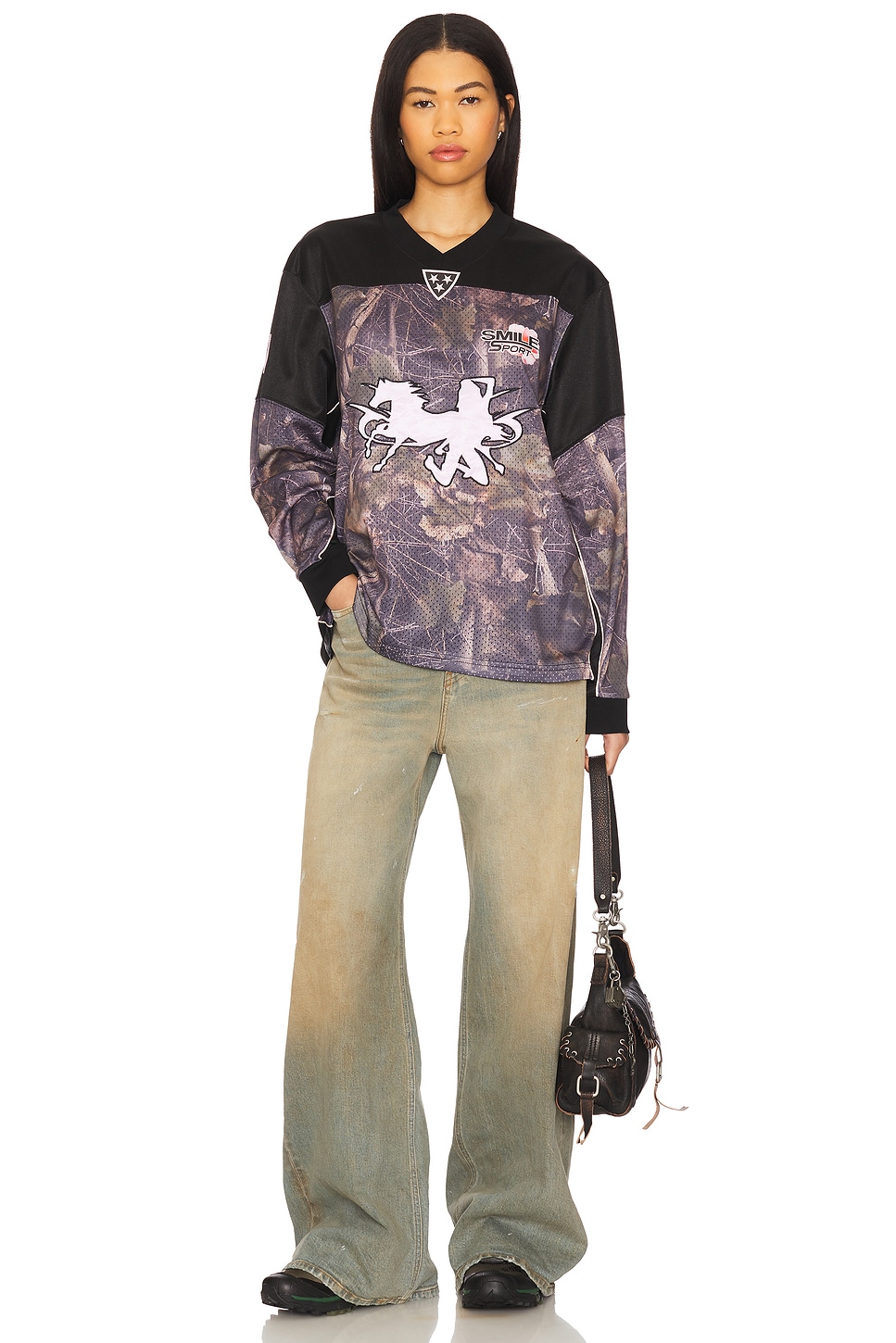 Jaded London Resident Hater Hockey Top in Tree Camo | REVOLVE