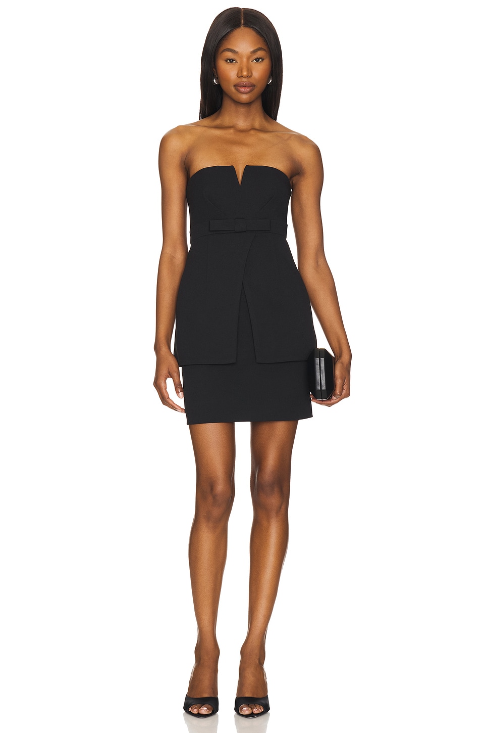 NICHOLAS Elina Mini Dress in Black | REVOLVE