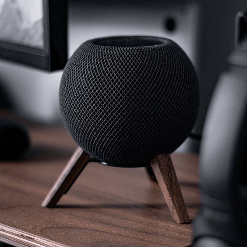 木製 HomePod Mini スタンド - プレミアム Apple HomePod スタンド 🔈