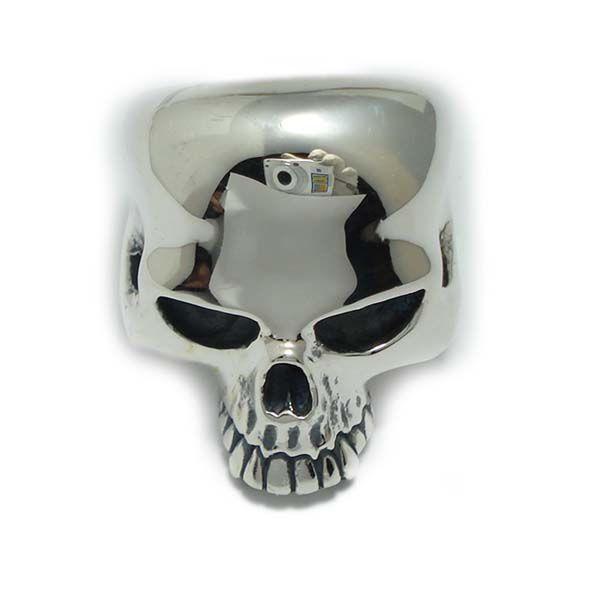 CRAZY PIG（クレイジーピッグ） 7~26号 ラージ エビル スカル リング