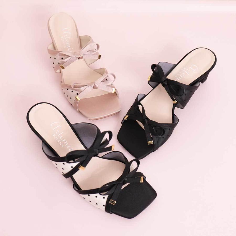 artemis by DIANA（アルテミス by ダイアナ） ドット柄ダブルリボン