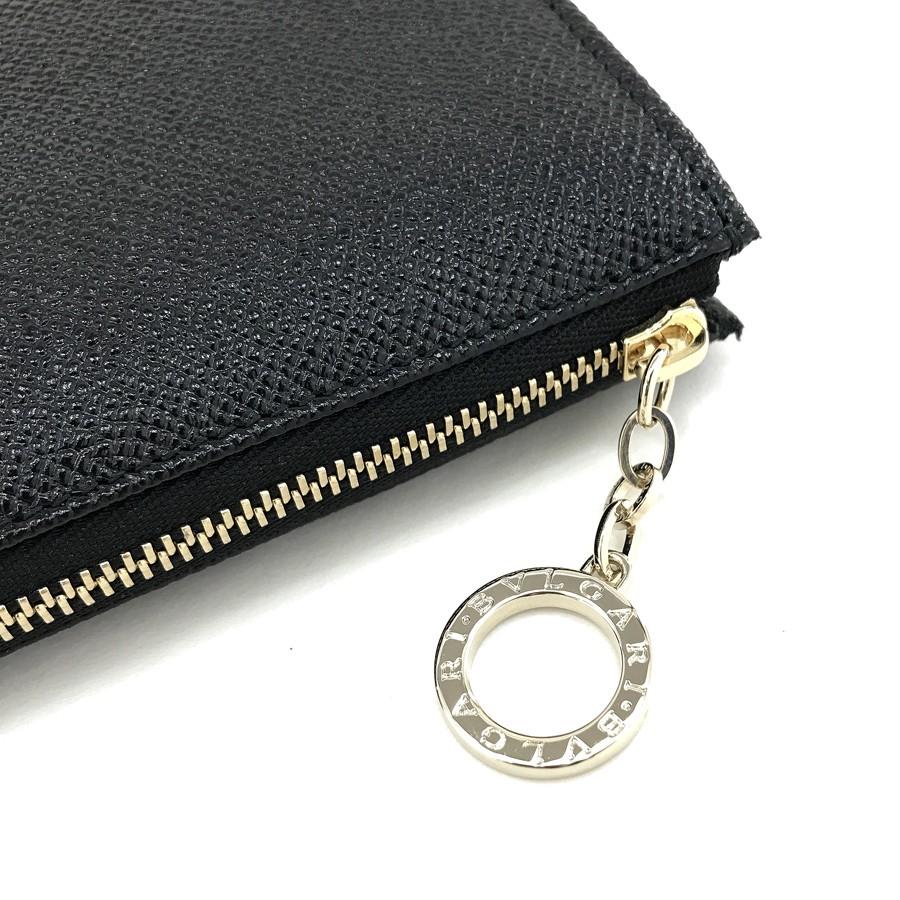 BVLGARI（ブルガリ） 長財布 L字ファスナー ブルガリブルガリ 型押し