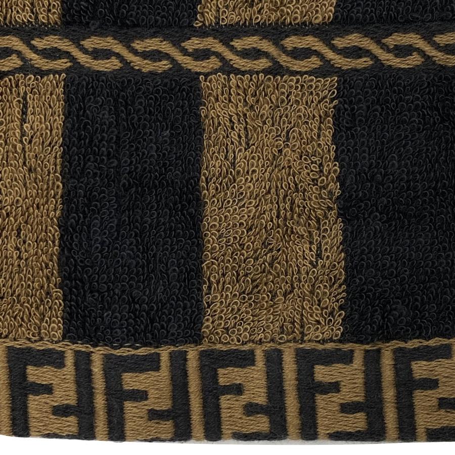 FENDI（フェンディ） フェイスタオル 2枚セット ロゴ入り ズッカ柄