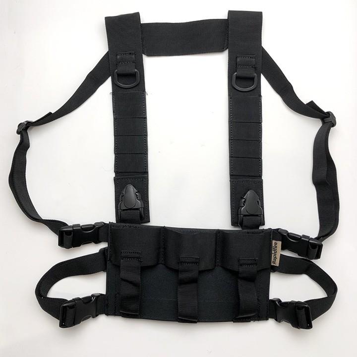 Rapidfire VT1409 ブロックシステムチェストリグ BK : サバゲー用品の