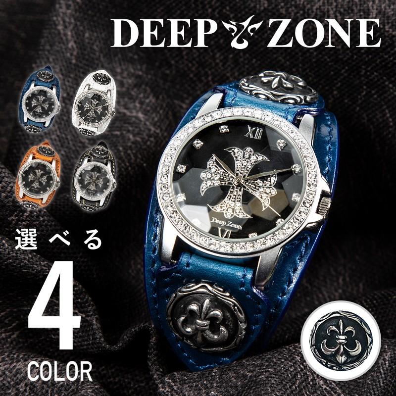 腕時計 ブレスウォッチ メンズ カジュアル ビジネス 百合コンチョ