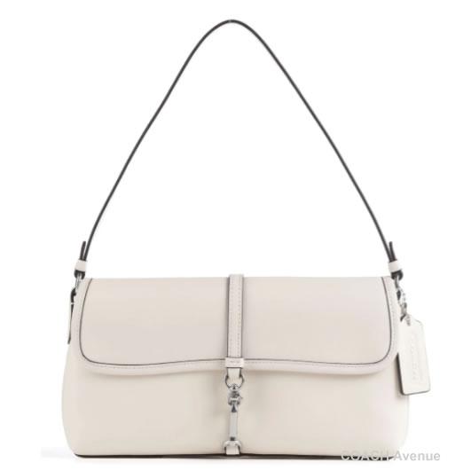 COACH（コーチ） COACH CP132 ハンプトンズ レザーバッグ チョーク