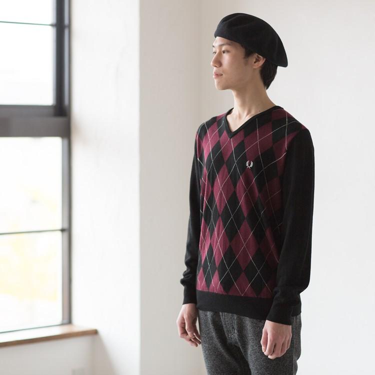 フレッドペリー アーガイル セーター F3193 : ココチヤ - 通販 - Yahoo