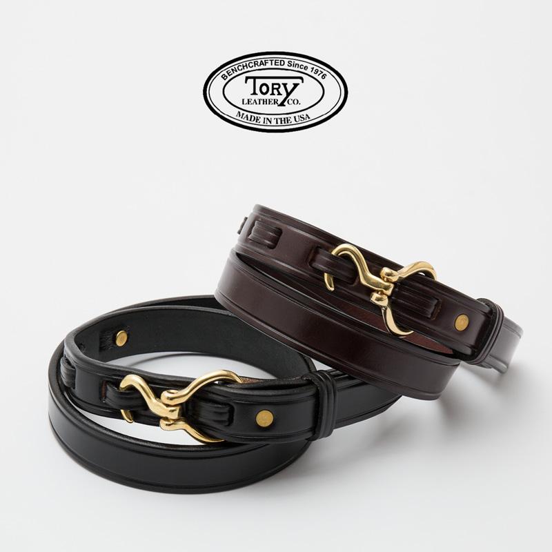 TORY LEATHER（トリーレザー） ミニ フックバックル ベルト 細め 1