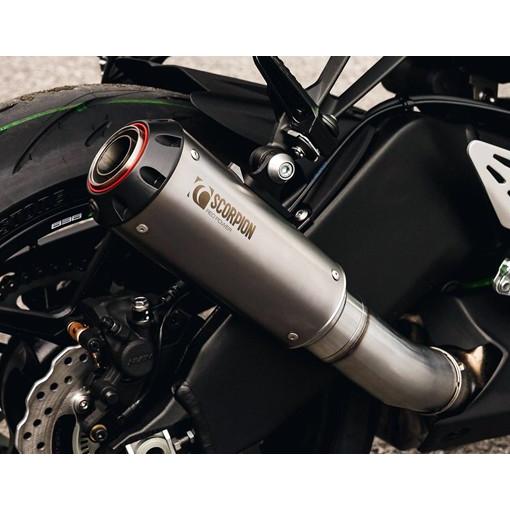 KAWASAKI カワサキ ZX-6R 19- スリップオン RED POWER 【SCORPION
