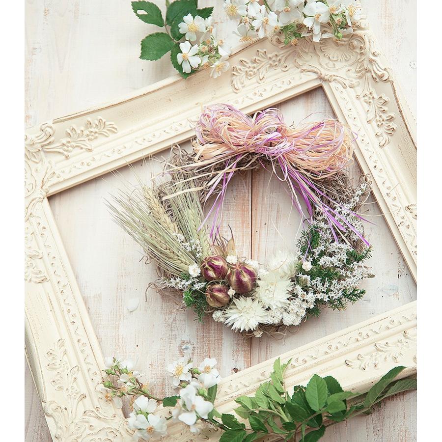 ドライフラワー リース 玄関 おしゃれ 夏 プレゼント 誕生日 お祝い