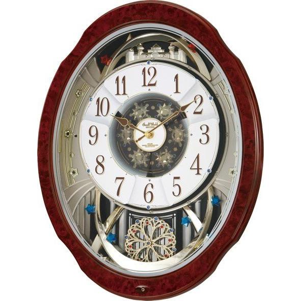 からくり時計 壁掛け時計 スモールワールド ブルームDX 4MN499AZ23