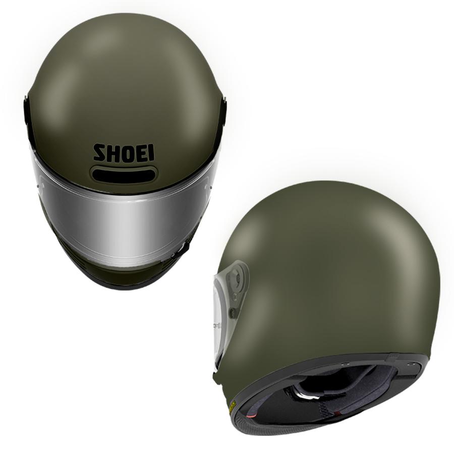 SHOEI フルフェイスヘルメット Glamster グラムスター モスグリーン