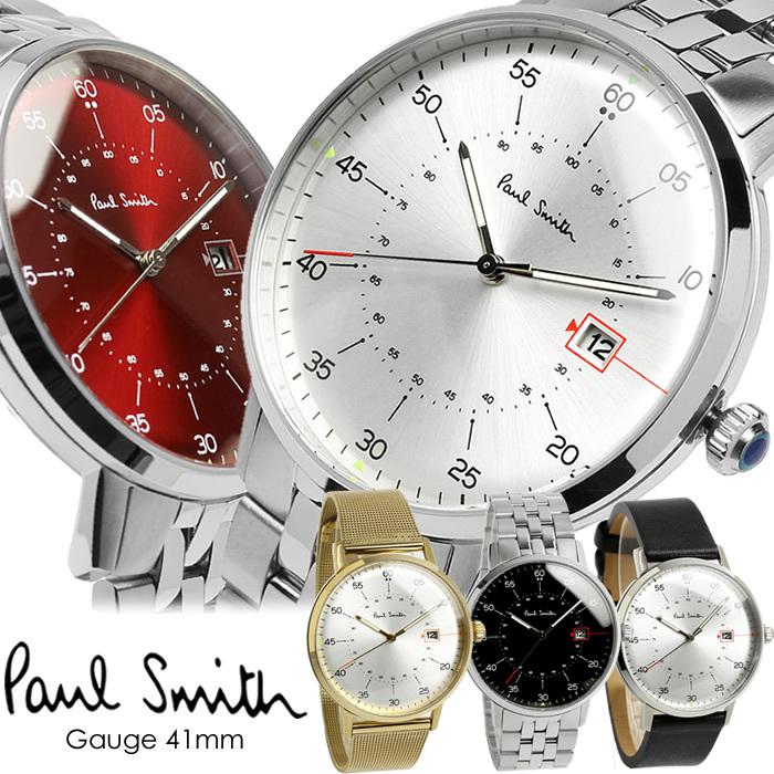 Paul Smith（ポール・スミス） 腕時計 メンズ 革ベルト 41mm レザー