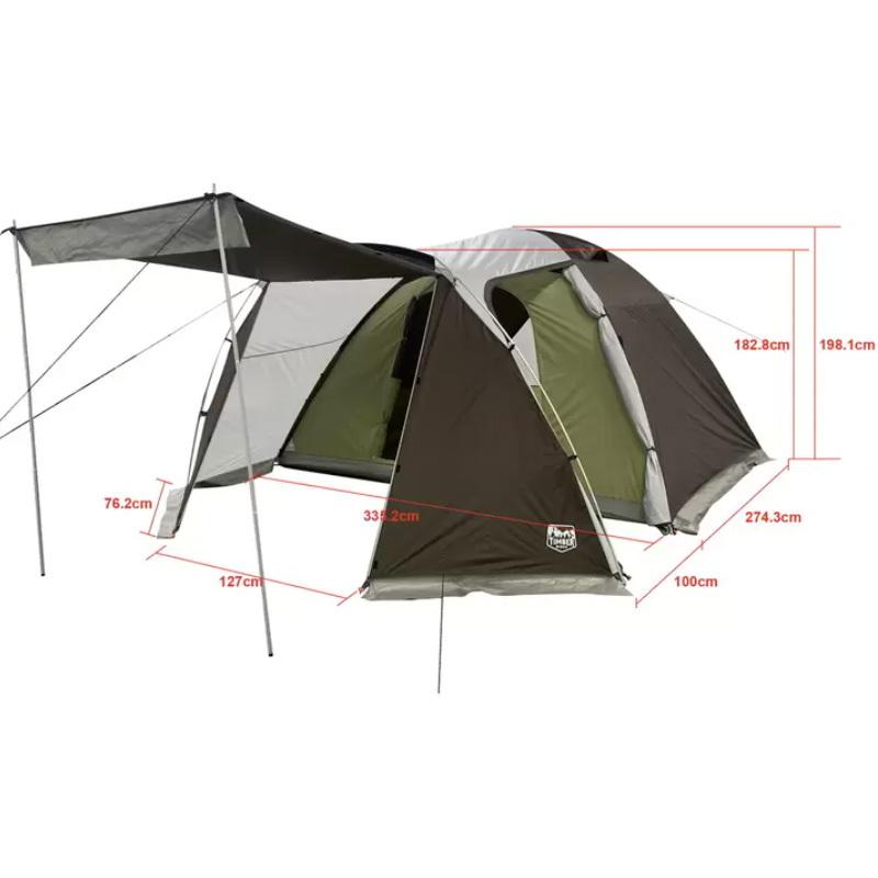 TIMBER RIDGE ティンバーリッジ 6人用 ツールーム ドーム型 テント 2
