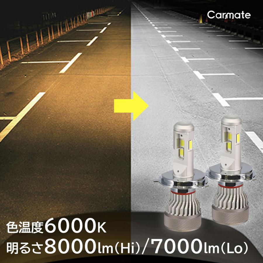 カーメイト（CARMATE） 車 LED ヘッドライト BW591 GIGA LED ヘッド