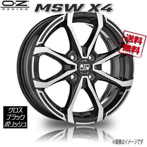 OZ Racing OZレーシング OZ MSW X4 グロスブラックポリッシュ 16インチ