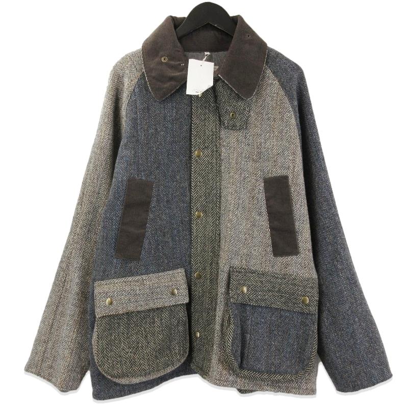 美品 yoused ユーズド HARRIS TWEED COUNTRY JACKET ハンティング