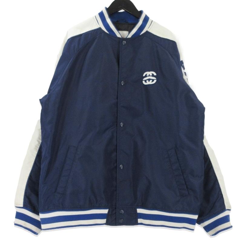 STUSSY（ステューシー） スタジャン 00s 白タグ ナイロンスタジャン