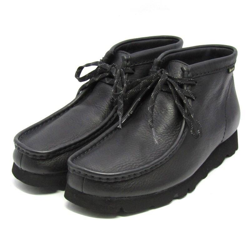 Clarks（クラークス） 未使用 UK8G WallabeeBT GTX 26146260 シボ革