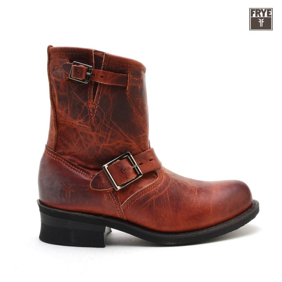 Frye（フライ） 【並行輸入品】フライ エンジニアブーツ レッド