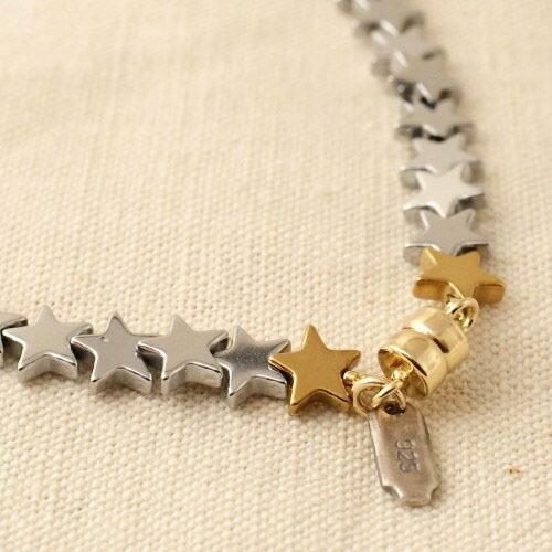 モリーヴ mollive HEMATITE STAR BRACELET SnomMan目黒蓮さん着用