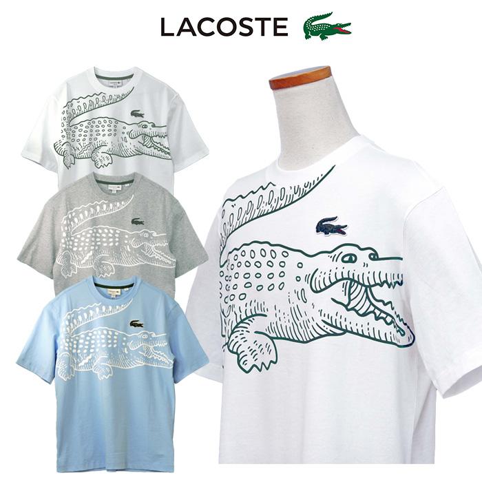 LACOSTE（ラコステ） 父の日 ビッグラコステ プリント メンズ 半袖T