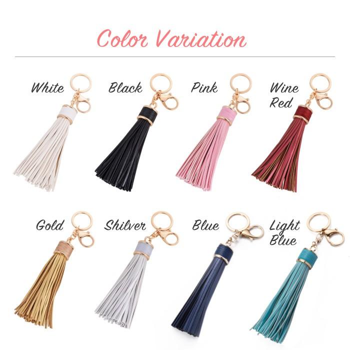 フリンジ タッセル キーホルダー バッグチャーム タッセルチャーム