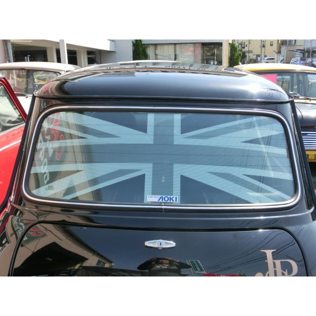 ユニオンジャック柄 モノトーン リアシート ローバーミニ