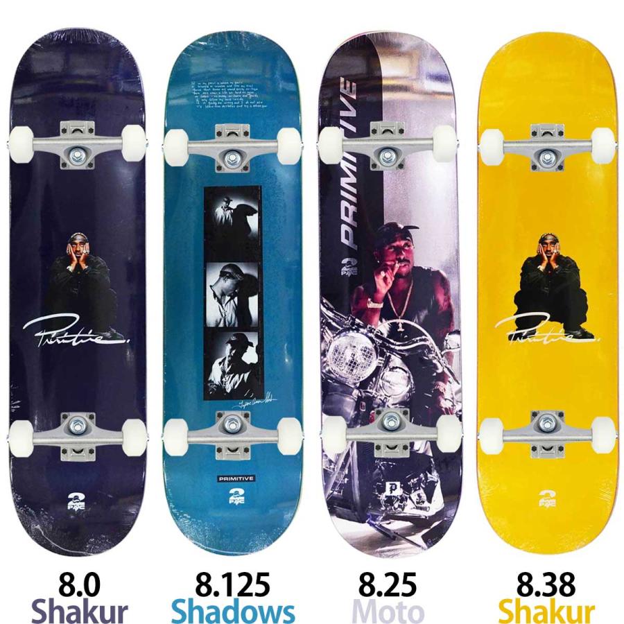 PRIMITIVE（プリミティブ） 2PAC スケボー コンプリート 完成品