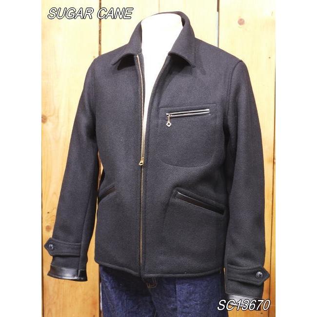 SUGAR CANE シュガーケーン 30oz ウールメルトンスポーツジャケット