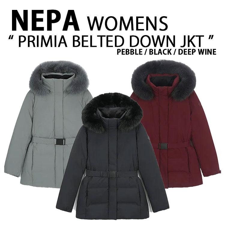 NEPA ネパ レディース コートダウン W PRIMIA BELTED DOWN JACKET