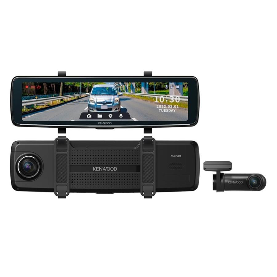 ケンウッド KENWOOD ナビ連携 デジタルルームミラー型 ドライブ